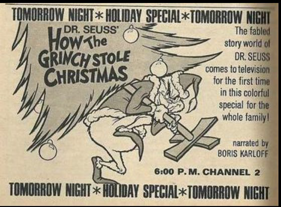 How the Grinch Stole Christmas newspaper article